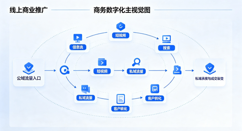 福山区线上商业推广怎么做？全域流量闭环搭建与低成本转化实战指南